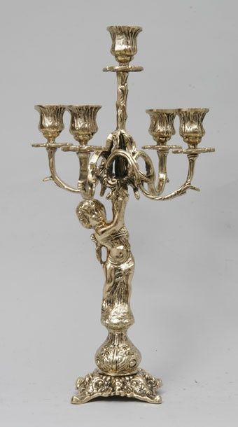 Пара канделябров на 5 свечей Virtus "Ангел" (арт. 4010)