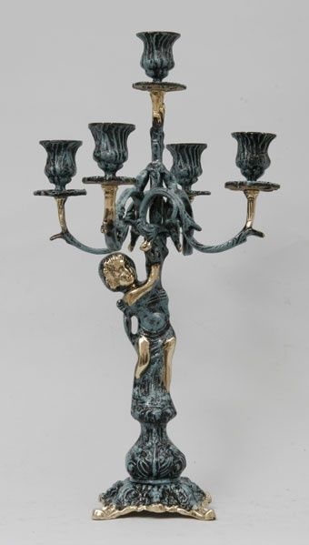 Пара канделябров на 5 свечей Virtus "Ангел" (арт. 4011)
