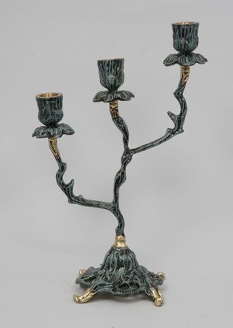 Пара канделябров на 3 свечи Virtus (арт. 4087)