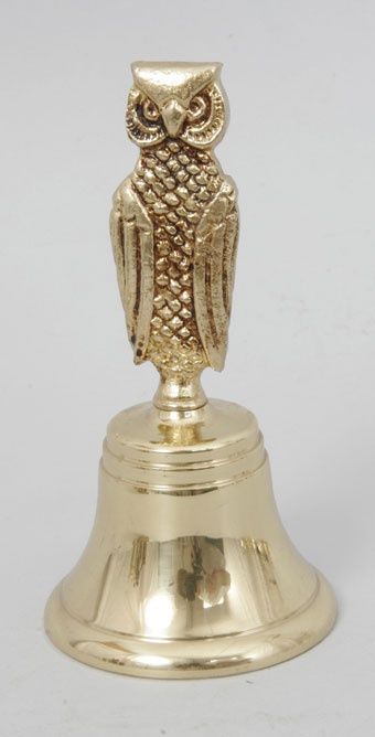 Бронзовый колокольчик Сова 1830