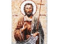 Святой Иоан Креститель Икона из янтарной крошки