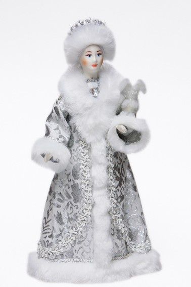 Кукла Снегурочка с зайцем 015-015