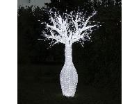 Объемная светодиодная фигура Бутылочное дерево, 240х160 см, 120 Вт, 2400 диодов